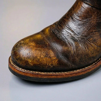 Engineer boots med 2 spænderemme og slidt look, visning 6